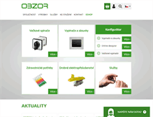 Tablet Screenshot of obzor.cz